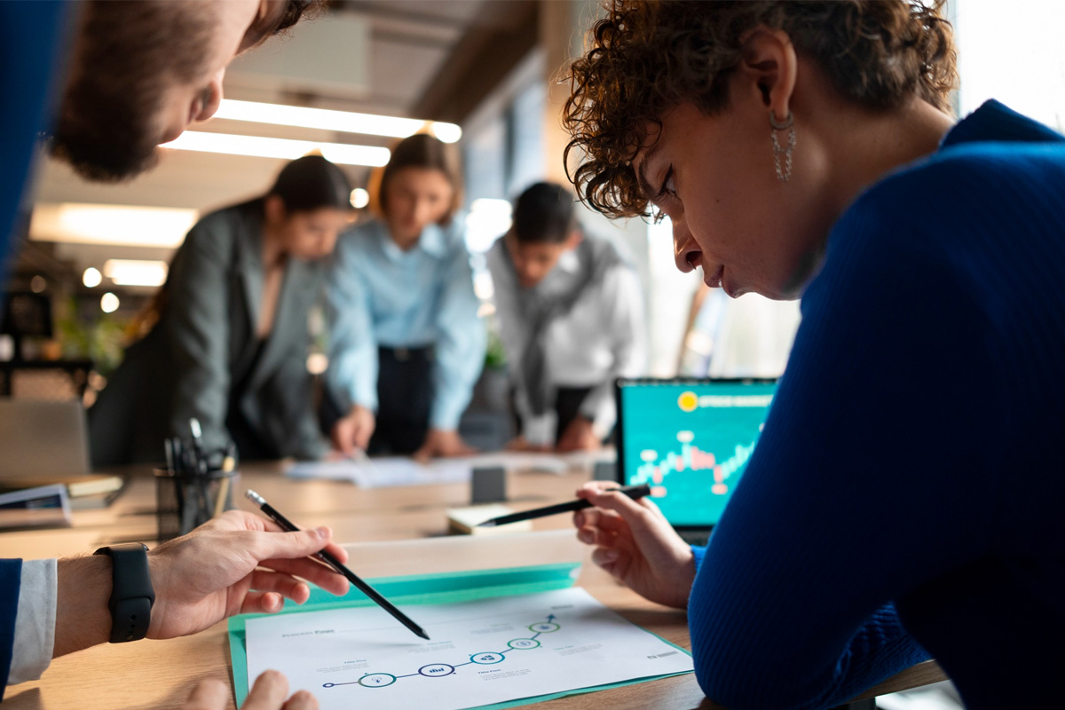 organização no atendimento